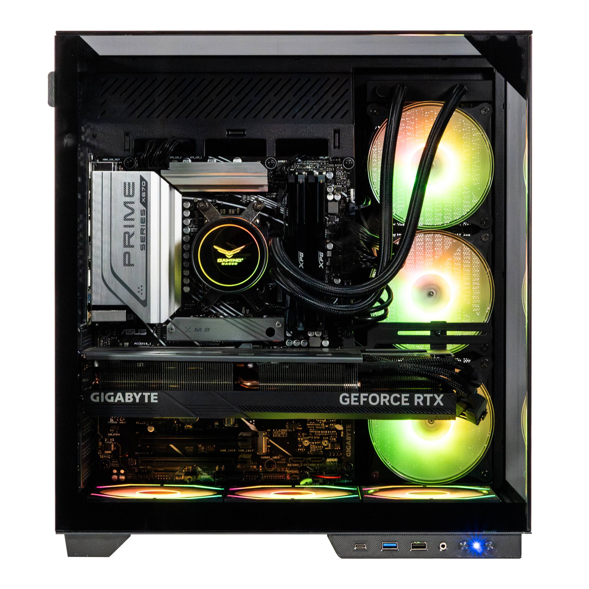 GABINETE GAMER ITX - MicroATX, ATX CRISTAL TEMPLADO, 3 Frontales, 1 Posterior ARGB, USB 3.0 x1, USB C x1, USB 1.1 x1 HD Audio x 1 NA-0639 GABINETE GAMER ITX - MicroATX, ATX CRISTAL TEMPLADO, 3 Frontales, 1 Posterior ARGB, USB 3.0 x1, USB C x1, USB 1.1 x1 HD Audio x 1 NA-0639